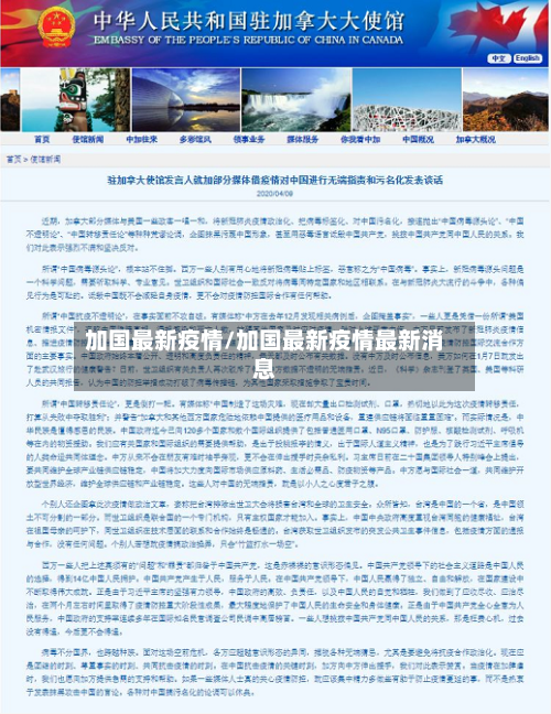 加国最新疫情/加国最新疫情最新消息-第3张图片