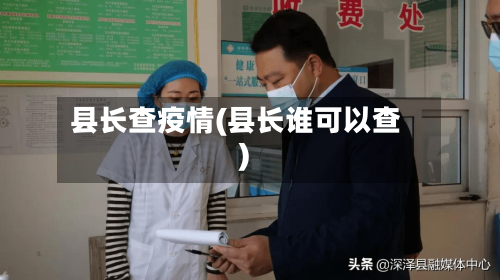 县长查疫情(县长谁可以查)-第2张图片