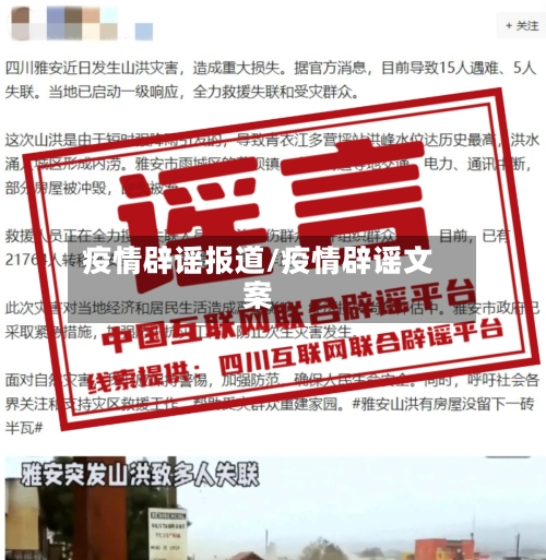 疫情辟谣报道/疫情辟谣文案-第2张图片