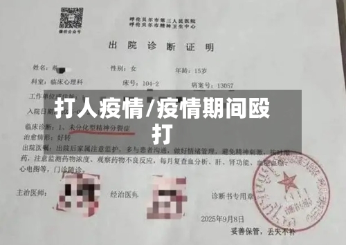 打人疫情/疫情期间殴打