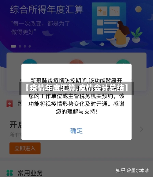 【疫情年度汇算,疫情会计总结】