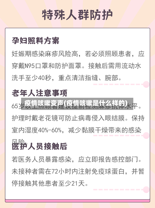 疫情咳嗽变声(疫情咳嗽是什么样的)-第2张图片