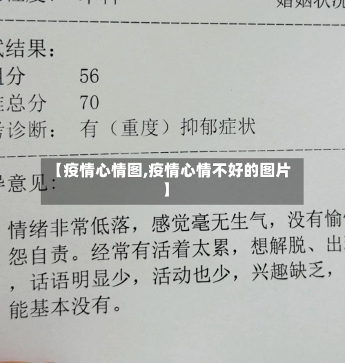 【疫情心情图,疫情心情不好的图片】